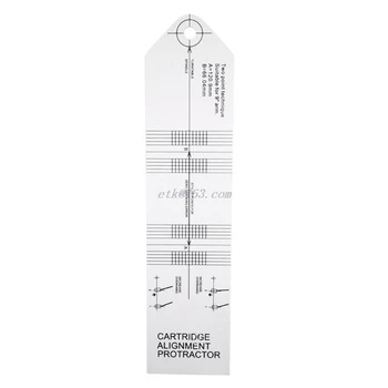 LP Vinyl Pickup Calibration Distance Gauge Protractor Record Turntable Phonograph Phono Cartridge Stylus Alignment Adjustment
LP Vinyl Pickup Calibration Distance Gauge Protractor Record Turntable Phonograph Phono Cartridge Stylus Alignment Adjustment