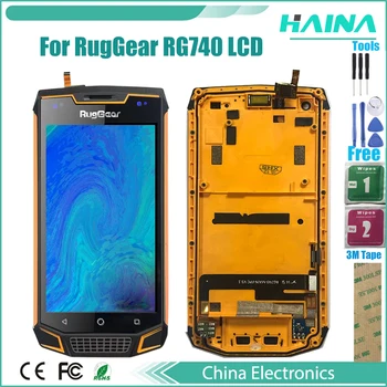 Original For RugGear RG740 LCD Display and Touch Screen 5.0" Digitizer With Frame Assembly Repair Parts RG740 Lcd + Frame + Tool
Original For RugGear RG740 LCD Display and Touch Screen 5.0" Digitizer With Frame Assembly Repair Parts RG740 Lcd + Frame + Tool