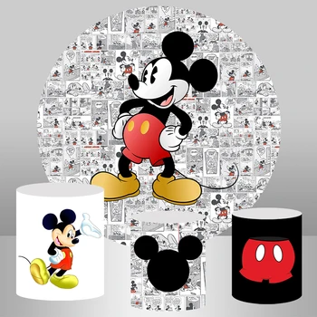 Round Backdrop Retro Vintage Mickey Mouse Background Photography Photo Booth Kids 1st Birthday Banner Decor Cake table Banner 
Round Backdrop Retro Vintage Mickey Mouse Background Photography Photo Booth Kids 1st Birthday Banner Decor Cake table Banner