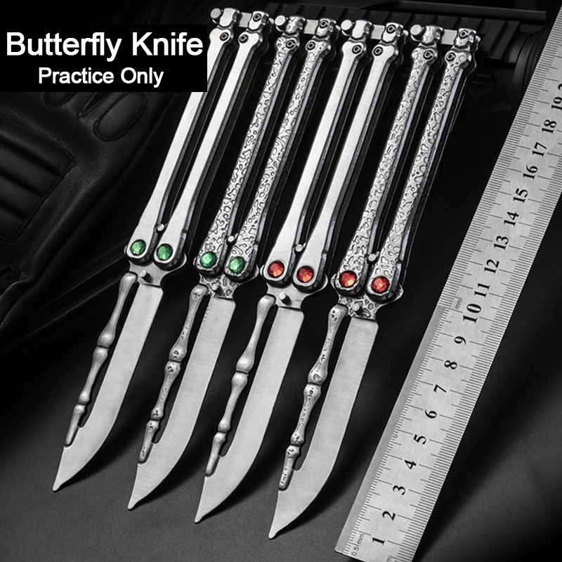 no edge CSGO butterfly Training Knife game dull tool Counter Strike folding Trainer Practice Dull Blade knives Military knifes
no edge CSGO butterfly Training Knife game dull tool Counter Strike folding Trainer Practice Dull Blade knives Military knifes