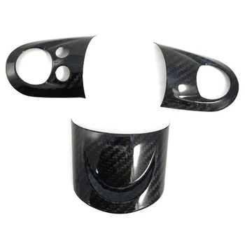 Carbon Steering Wheel Cover Trim Stick Steering Wheel Instrument Panel Cover Moulding for MINI COOPER R55 R56 R60 S
Carbon Steering Wheel Cover Trim Stick Steering Wheel Instrument Panel Cover Moulding for MINI COOPER R55 R56 R60 S