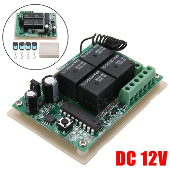 Newest 433MHz Rolling Code Remote Receiver Wireless Relay Receiver for Car+ 4pcs HCS301 Rolling Code Remote Control
Newest 433MHz Rolling Code Remote Receiver Wireless Relay Receiver for Car+ 4pcs HCS301 Rolling Code Remote Control