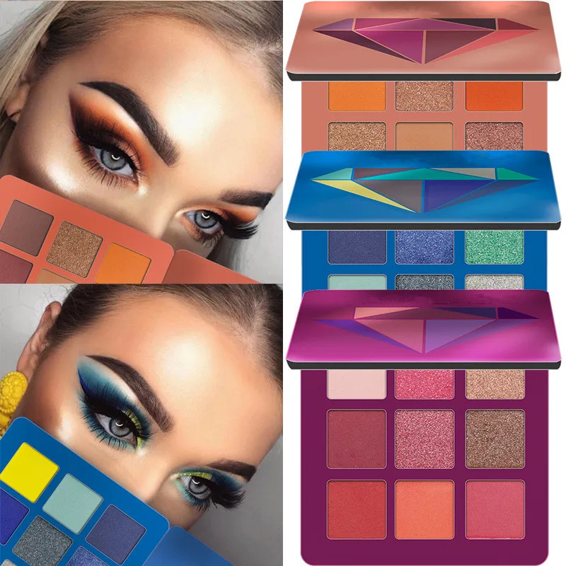 9 Colors Glitter Eyeshadow Makeup Pallete Matte Eye Shadow Palette Shimmer and Shine Diamond Eyeshadow Powder Pigment Cosmetics
9 Colors Glitter Eyeshadow Makeup Pallete Matte Eye Shadow Palette Shimmer and Shine Diamond Eyeshadow Powder Pigment Cosmetics