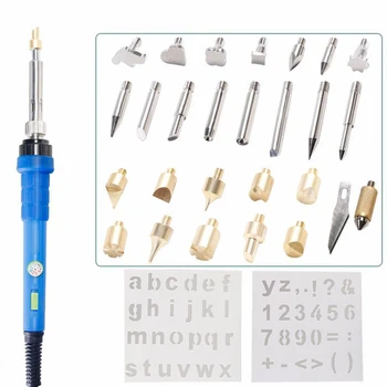 947-I 60W Pyrography Tools Adjustable Temperature Brushes Branding Brush Sets Welding Pyrography Sets EU Plug
947-I 60W Pyrography Tools Adjustable Temperature Brushes Branding Brush Sets Welding Pyrography Sets EU Plug
