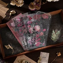 6 Bags Mixed Total 72PCS Retro Floral Transparent PVC Decoration Material Set 20*9cm
6 Bags Mixed Total 72PCS Retro Floral Transparent PVC Decoration Material Set 20*9cm