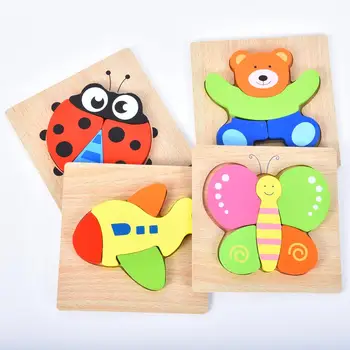 Wooden Cartoon Puzzle Anime Three-Dimensional Animal Chunky Puzzle Early Learning Toy Children Educational Toys
Wooden Cartoon Puzzle Anime Three-Dimensional Animal Chunky Puzzle Early Learning Toy Children Educational Toys