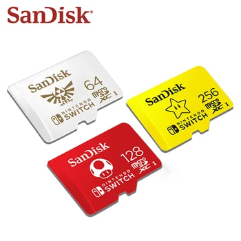 

SanDisk New style 128GB 64GB 256GB micro SDXC UHS-I 4K Ultra HD U3 Memory Cards for Nintendo Switch TF card with adapter