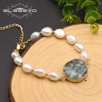 GLSEEVO Fresh Water Baroque Pearls Adjustable Bracelets For Women Wedding Girls Engagement Natural Crystal Stone Jewelry GB0186B
GLSEEVO Fresh Water Baroque Pearls Adjustable Bracelets For Women Wedding Girls Engagement Natural Crystal Stone Jewelry GB0186B