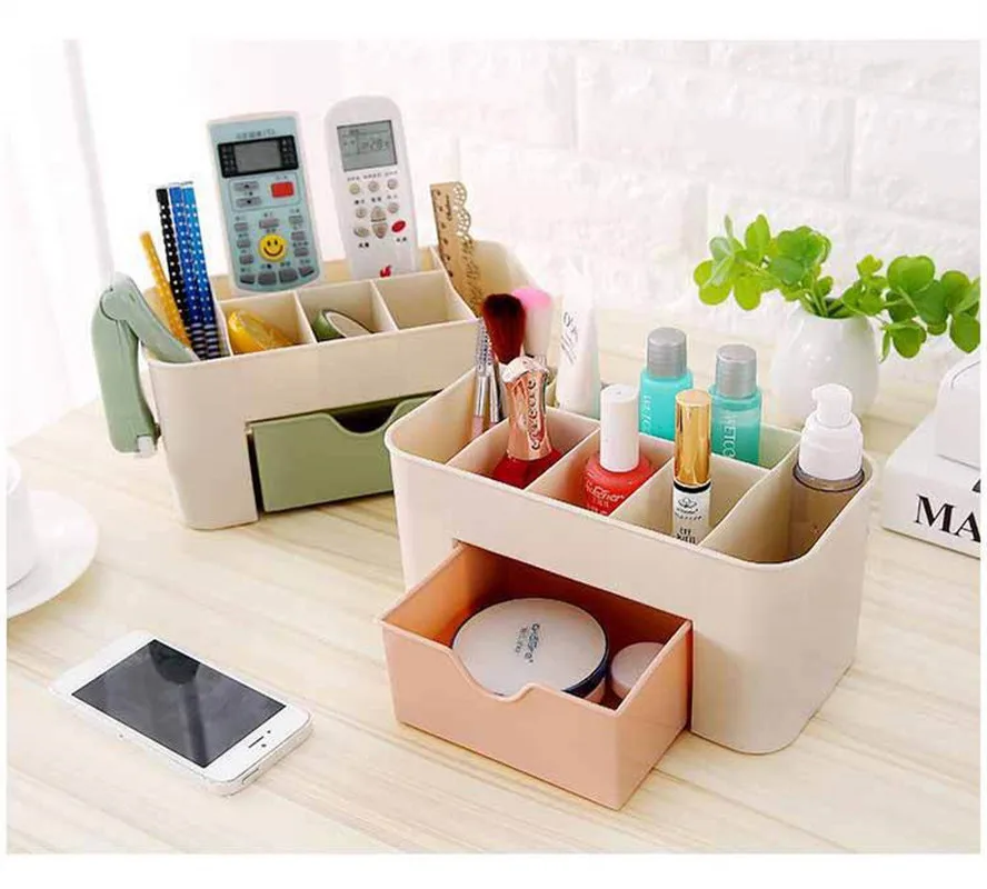Plastic Makeup Organizer Cosmetics Storage Container Drawer Home Office Desktop Sundries Jewelry Storage Box Drop Shipping
Plastic Makeup Organizer Cosmetics Storage Container Drawer Home Office Desktop Sundries Jewelry Storage Box Drop Shipping