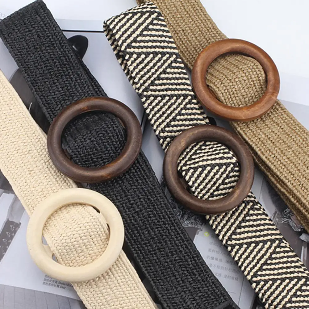 2019 New Braided Belt With Wooden Buckle Ladies Casual Solid Fashion Dress Summer High Quality Woven Women Straw Belt Wood 
2019 New Braided Belt With Wooden Buckle Ladies Casual Solid Fashion Dress Summer High Quality Woven Women Straw Belt Wood