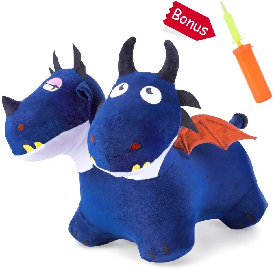 iPlay, iLearn Bouncy Horse Hopper Toys, Plush Cover Two-Headed Hopping Dragon, Inflatable Ride Animal for 18 24 Month, 2 3 4Year
iPlay, iLearn Bouncy Horse Hopper Toys, Plush Cover Two-Headed Hopping Dragon, Inflatable Ride Animal for 18 24 Month, 2 3 4Year