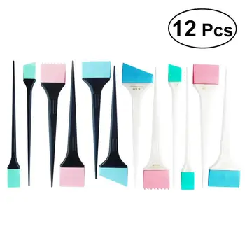 12pcs Hair Dyeing Brush Professional Bleach Applicator Brush Tool for Home Use Barber
12pcs Hair Dyeing Brush Professional Bleach Applicator Brush Tool for Home Use Barber