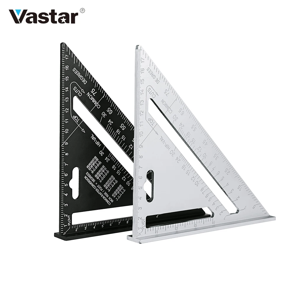 7'' Triangle Angle Protractor Aluminum Alloy Speed Square Measuring Ruler Miter For Framing Building Carpenter Measuring Tools
7'' Triangle Angle Protractor Aluminum Alloy Speed Square Measuring Ruler Miter For Framing Building Carpenter Measuring Tools