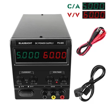BLAUBUCHT 110V/220V Lab Switching Power Supply DC Adjustable Laboratory Bench Power Source Digital Voltage Stabilizer 60V 5A
BLAUBUCHT 110V/220V Lab Switching Power Supply DC Adjustable Laboratory Bench Power Source Digital Voltage Stabilizer 60V 5A