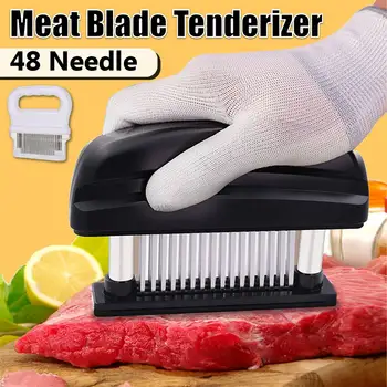 48 Blades Needle Meat Tenderizer Stainless Steel Knife Meat Beaf Steak Mallet Meat Tenderizer Hammer Pounder Cooking Tools
48 Blades Needle Meat Tenderizer Stainless Steel Knife Meat Beaf Steak Mallet Meat Tenderizer Hammer Pounder Cooking Tools
