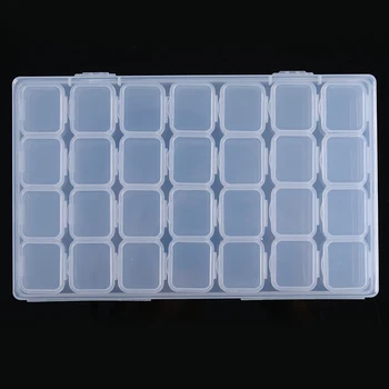 1PC 28 Lots Clear Plastic Empty Nail Storage Box Rhinestone Jewelry Beads Display Storage Box Case Nail Tool Art Organizer 
1PC 28 Lots Clear Plastic Empty Nail Storage Box Rhinestone Jewelry Beads Display Storage Box Case Nail Tool Art Organizer