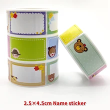 Cartoon Name Tags Sticker for School Supplies 250pcs/roll Rectangle Sealing Labels for Classroom Bottle Foods Kids DIY Stickers
Cartoon Name Tags Sticker for School Supplies 250pcs/roll Rectangle Sealing Labels for Classroom Bottle Foods Kids DIY Stickers