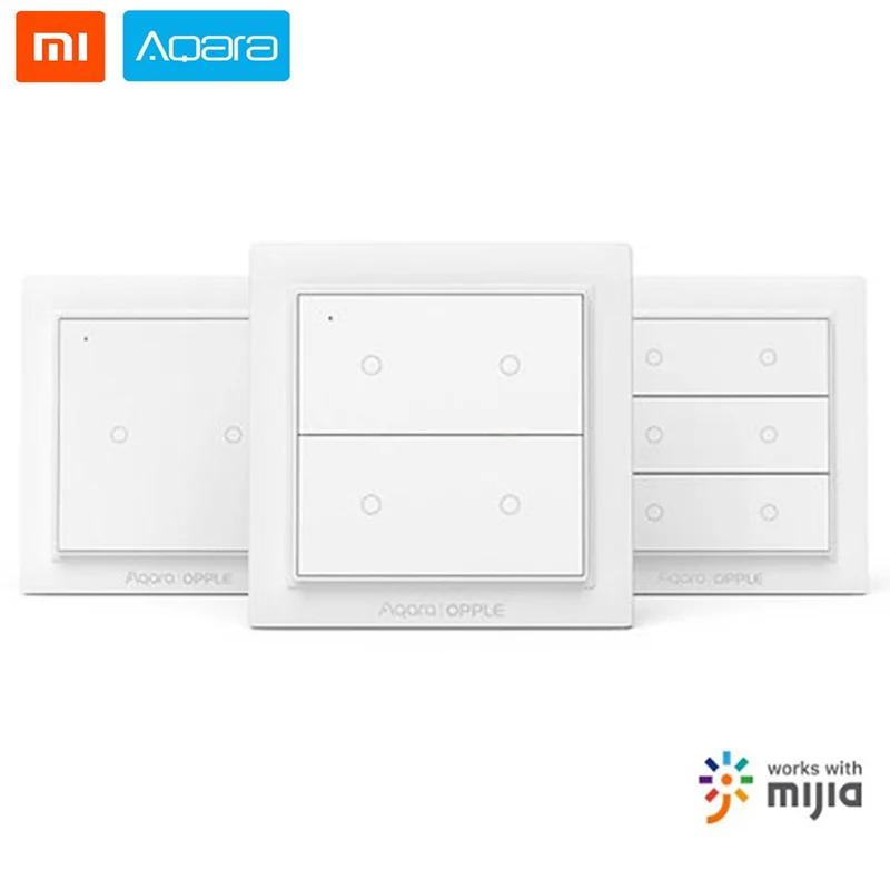 Xiaomi Aqara Opple Wireless Smart Switch No Wiring Required Work With Mijia App AppleHomeKit Wall Switch Wireless Remote Control
Xiaomi Aqara Opple Wireless Smart Switch No Wiring Required Work With Mijia App AppleHomeKit Wall Switch Wireless Remote Control