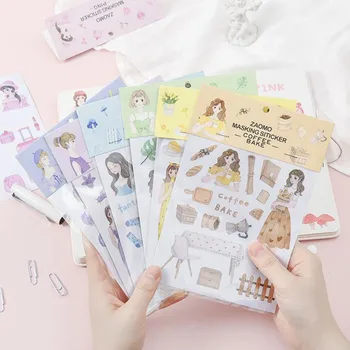 1 Pcs Cute Summer Color Girls Coffee Vintage Green Bullet Journal Decorative Stationery Stickers Scrapbooking DIY Diary Album 
1 Pcs Cute Summer Color Girls Coffee Vintage Green Bullet Journal Decorative Stationery Stickers Scrapbooking DIY Diary Album