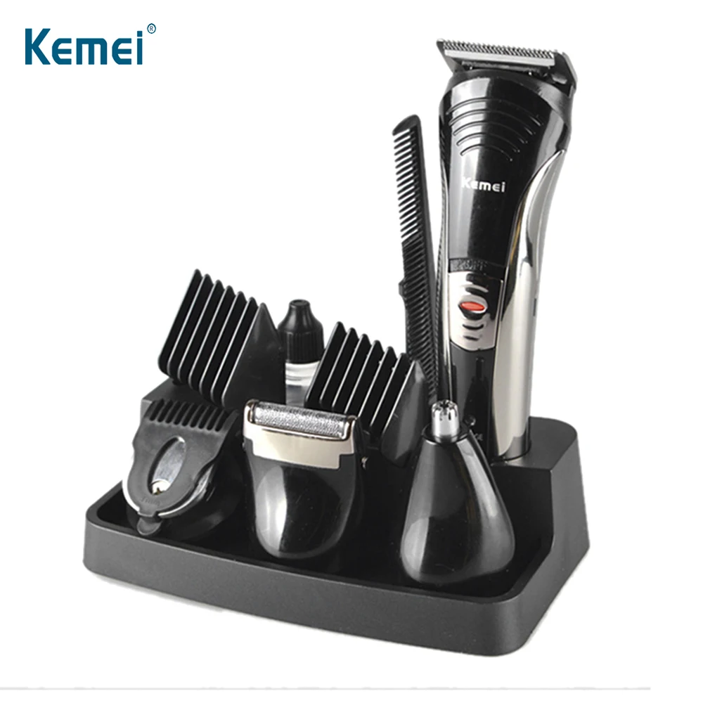 KEMEI 7 In 1 Electric Hair Trimmer Multifunction Hair Clipper Professional Beard Trimmer Hair Cutting Machine For Men Razor 
KEMEI 7 In 1 Electric Hair Trimmer Multifunction Hair Clipper Professional Beard Trimmer Hair Cutting Machine For Men Razor