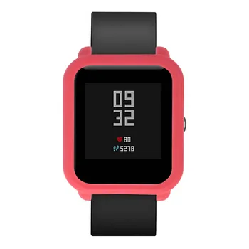 

Soft TPU Protection Silicone Full Case Cover Full Cover Cases for Huami Amazfit Bip Youth Watch 10 Colour PUO88