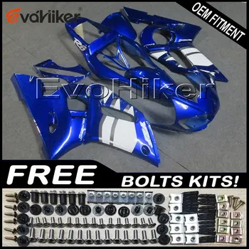 Custom fairing for YZF-R6 1998-2002 ABS plastic motorcycle hull Injection mold blue+Gifts
Custom fairing for YZF-R6 1998-2002 ABS plastic motorcycle hull Injection mold blue+Gifts