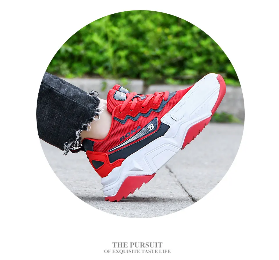BONA 2020 New Designers Trendy Sneakers Women Jogging Shoes Trainers Lace Up Running Shoes Ladies Sport Shoes Feminimo Footwear BONA 2020 New Designers Trendy Sneakers Women Jogging Shoes Trainers Lace Up Running Shoes Ladies Sport Shoes Feminimo Footwear
