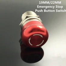 19mm 22mm STOP Pattern Waterproof Flat Round aluminum Metal Emergency Stop Button Switch Push Lock Turn Reset Colour Red
19mm 22mm STOP Pattern Waterproof Flat Round aluminum Metal Emergency Stop Button Switch Push Lock Turn Reset Colour Red