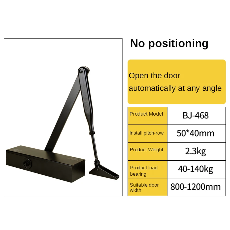 Heavy duty hydraulic buffer door closer household and commercial load-bearing 140 kg chute multi-function load-bearing spring
Heavy duty hydraulic buffer door closer household and commercial load-bearing 140 kg chute multi-function load-bearing spring