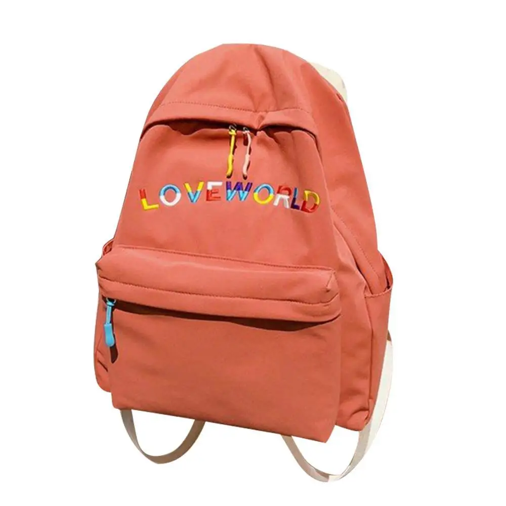 Nylon Backpack Shoulder Bag Backpacks Solid New Female Travel Bags LOVEWORLD Embroidery Letter
Nylon Backpack Shoulder Bag Backpacks Solid New Female Travel Bags LOVEWORLD Embroidery Letter