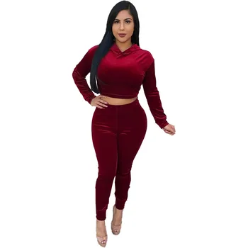 Autumn Winter Women Two Piece Set Top and Pants Plus Size Tracksuit Sweatsuit Outfit Solid Red Long Sleeve Hoodie Pants Sets
Autumn Winter Women Two Piece Set Top and Pants Plus Size Tracksuit Sweatsuit Outfit Solid Red Long Sleeve Hoodie Pants Sets