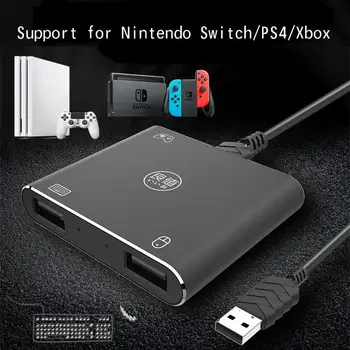 Keyboard and Mouse Converter Wired Converter Hub for Nintendos Ns Switch / Xbox One / Ps4 Pro Plug and Play Without Delay
Keyboard and Mouse Converter Wired Converter Hub for Nintendos Ns Switch / Xbox One / Ps4 Pro Plug and Play Without Delay