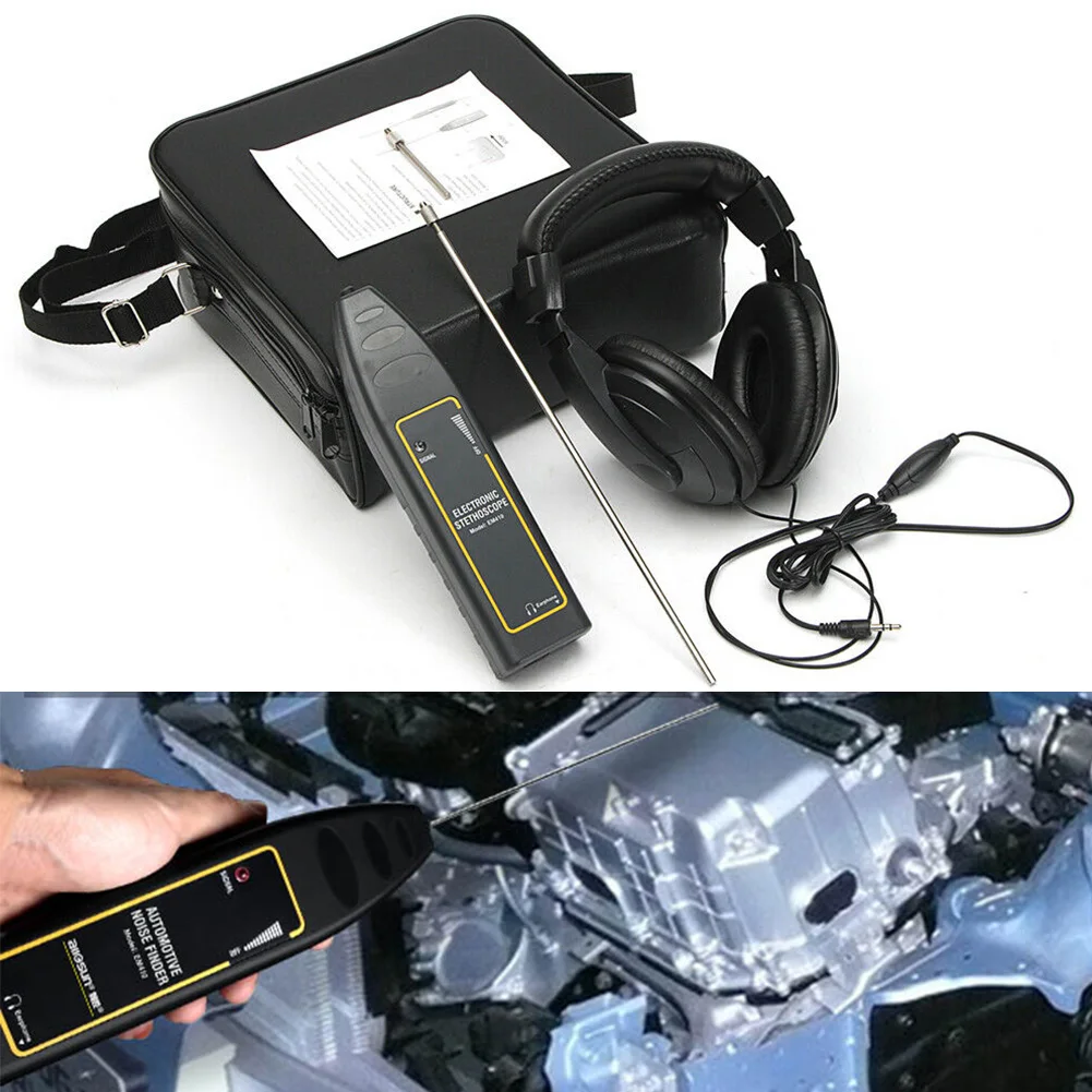 LED Indicator Engine With Earphone Vehicle Maintenance Electronic Stethoscope Leak Detector Car Repair Tool Automotive Practical
LED Indicator Engine With Earphone Vehicle Maintenance Electronic Stethoscope Leak Detector Car Repair Tool Automotive Practical