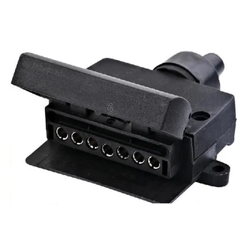 Electrical Plug 7 Pin 12V Black Power Socket Converter Round Flat Female Rectangle Caravan Trailer Part Boat Car Accessory
Electrical Plug 7 Pin 12V Black Power Socket Converter Round Flat Female Rectangle Caravan Trailer Part Boat Car Accessory
