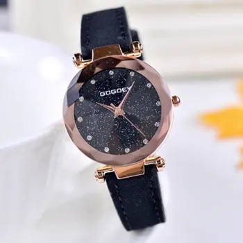 Trendy High Quality Quartz Watch Female PU Leather Strap Round Dial Quartz Watches Exquisite Workmanship 
Trendy High Quality Quartz Watch Female PU Leather Strap Round Dial Quartz Watches Exquisite Workmanship