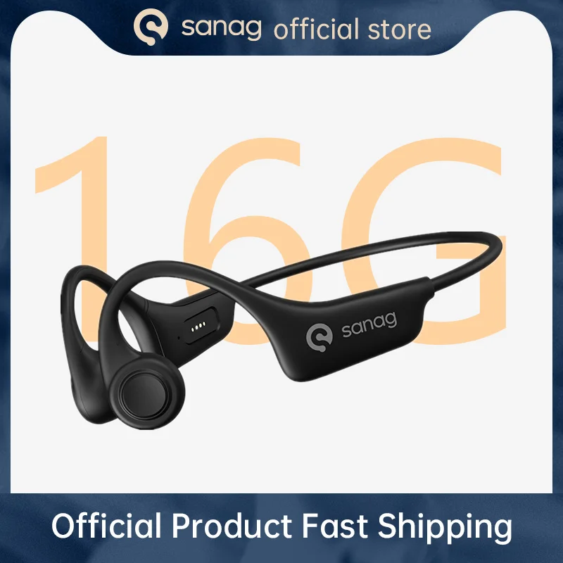 2021 Sanag A10S Bluetooth-наушники Беспроводная Гарнитура костной проводимости с памятью 16
