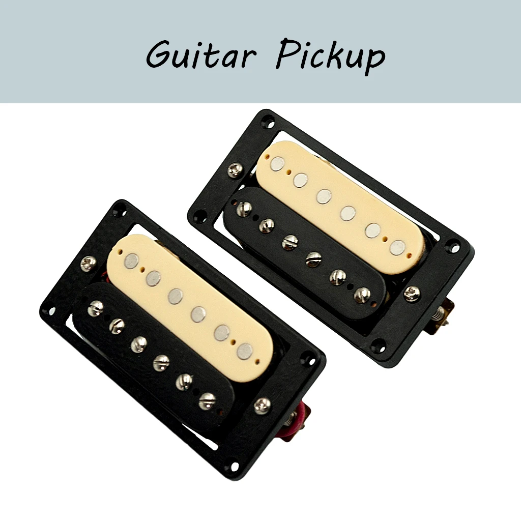 2PCS Guitar Pickup Zebra Faced Humbucker Double Coil Electric Guitar Pickups 50/52mm With installing Frame Guitar Accessories
2PCS Guitar Pickup Zebra Faced Humbucker Double Coil Electric Guitar Pickups 50/52mm With installing Frame Guitar Accessories