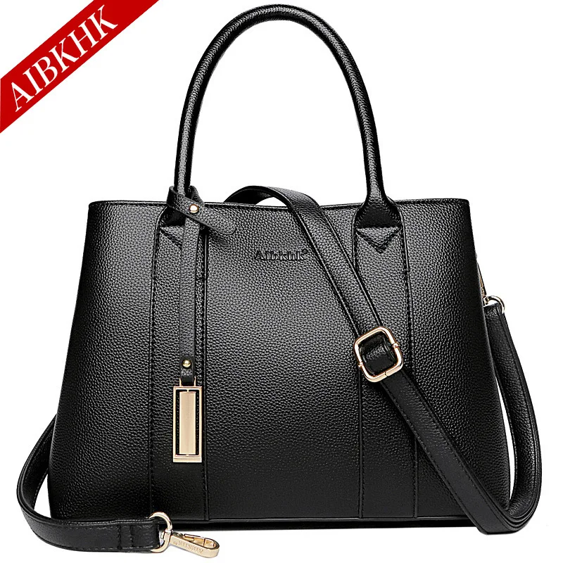 S9218 New Style Western Style WOMEN'S Leather Bags Fashion Simple Handbag Middle-aged Mommy Bag
S9218 New Style Western Style WOMEN'S Leather Bags Fashion Simple Handbag Middle-aged Mommy Bag