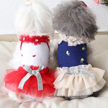 Cute Bowknot Dog Dress Tutu Skirt Summer Dog Female Girl Puppy Hoodie Shirt Clothes Costume For Yorkie Chihuahua 
Cute Bowknot Dog Dress Tutu Skirt Summer Dog Female Girl Puppy Hoodie Shirt Clothes Costume For Yorkie Chihuahua