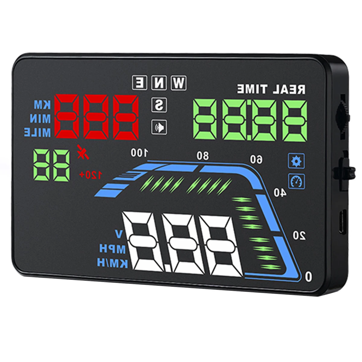 Q7 Universal 5.5" HUD GPS Car Head Up Display Windshield OBD Digital Speedometer On-Board Overspeed Warning Windshield Projector
Q7 Universal 5.5" HUD GPS Car Head Up Display Windshield OBD Digital Speedometer On-Board Overspeed Warning Windshield Projector