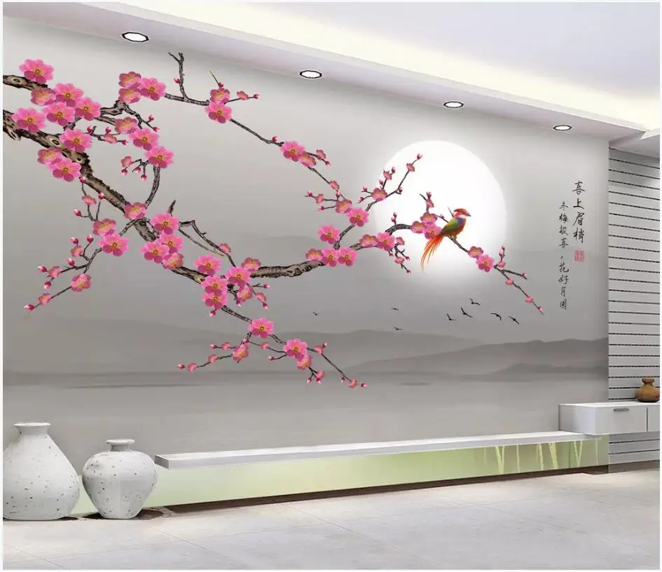 WDBH Custom mural 3d wallpaper Chinese flower and bird moon home decor 3d wall murals wallpaper for walls 3 d living room
WDBH Custom mural 3d wallpaper Chinese flower and bird moon home decor 3d wall murals wallpaper for walls 3 d living room