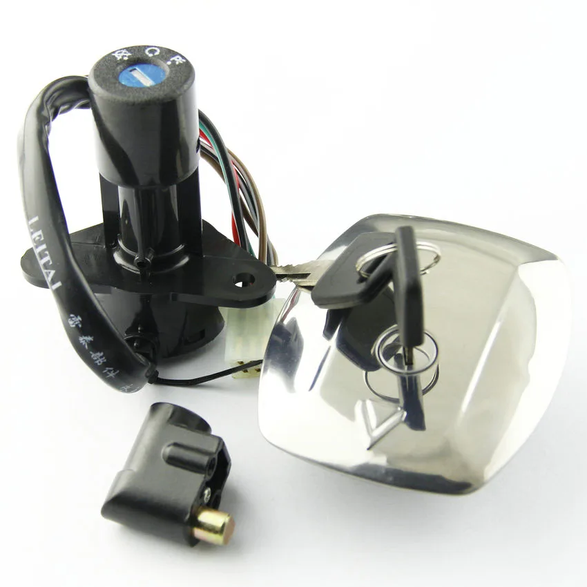 Motorcycle Ignition Switch Kit Assembly Fuel Gas Cap Tank Cover With 2 Keys For Suzuki GS125 6 line Motorcycle Accessories
Motorcycle Ignition Switch Kit Assembly Fuel Gas Cap Tank Cover With 2 Keys For Suzuki GS125 6 line Motorcycle Accessories