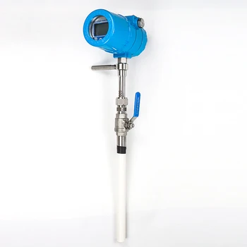 Insertion type vortex flowmeter for air gas and waste water DN50 4-20mA LED display
Insertion type vortex flowmeter for air gas and waste water DN50 4-20mA LED display