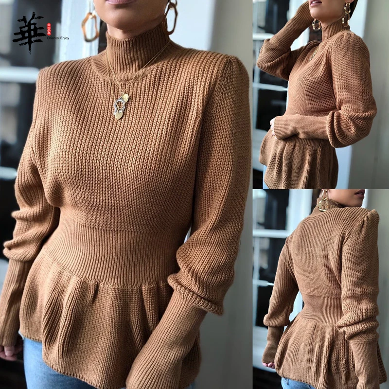 Elegant Knitted Sweater Women Turtleneck Pull Femme Slim Autumn Fall 2020 Women Sweater Long Pullover Sweaters for Women Tops
Elegant Knitted Sweater Women Turtleneck Pull Femme Slim Autumn Fall 2020 Women Sweater Long Pullover Sweaters for Women Tops