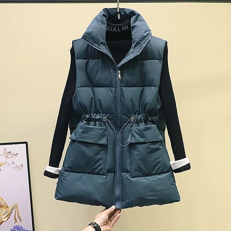 New fattening and enlarged cotton waistcoat for women's medium and long large jacket jacket in autumn and winter 2020
New fattening and enlarged cotton waistcoat for women's medium and long large jacket jacket in autumn and winter 2020
