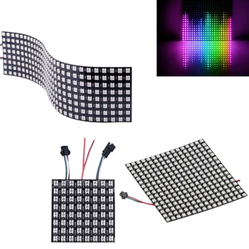 WS2812B Matrix Pixel Led Panel Module Pixels Screen Digital Flexible Matrix SK6812 ws2812 Individually Addressable IC Chip 5V
WS2812B Matrix Pixel Led Panel Module Pixels Screen Digital Flexible Matrix SK6812 ws2812 Individually Addressable IC Chip 5V