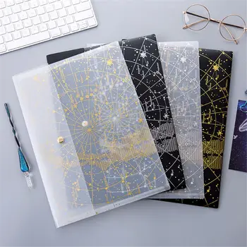 A4 Fantasy Star File Bag Bronze Laser Button Closure File Organizer Office Document Bill Folder Large Capacity Storage Wallets
A4 Fantasy Star File Bag Bronze Laser Button Closure File Organizer Office Document Bill Folder Large Capacity Storage Wallets