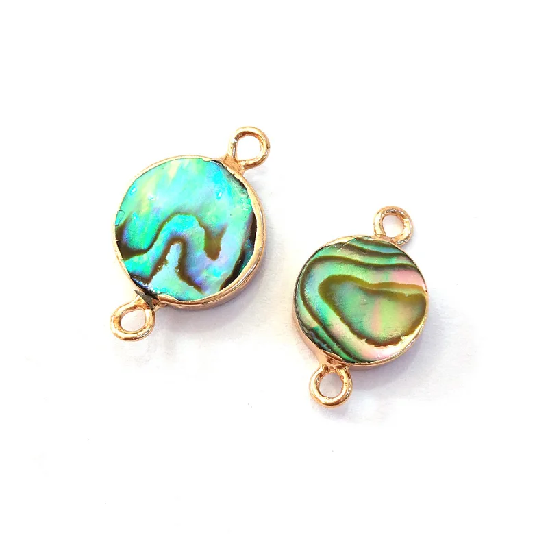 Natural shell connector Abalone Shell circular DIY material for making necklaces and bracelets Package sale 12x20mm
Natural shell connector Abalone Shell circular DIY material for making necklaces and bracelets Package sale 12x20mm