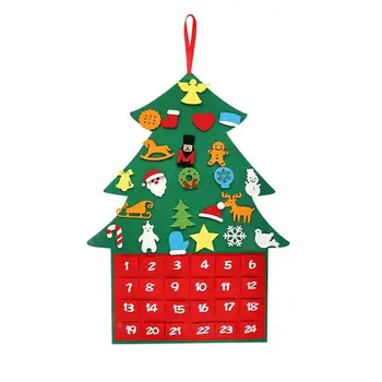 Wool Chemical Fiber Attractive MULTIPLE FUNCTIONS Unique Christmas Tree Hanging Christmas Calendar Calendar Winter
Wool Chemical Fiber Attractive MULTIPLE FUNCTIONS Unique Christmas Tree Hanging Christmas Calendar Calendar Winter