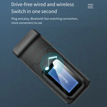 2 in 1 USB Bluetooth Transmitter Receiver Wireless 5.0 Adapter With LCD Display 3.5MM AUX Stereo for PC TV Car Headphones
2 in 1 USB Bluetooth Transmitter Receiver Wireless 5.0 Adapter With LCD Display 3.5MM AUX Stereo for PC TV Car Headphones